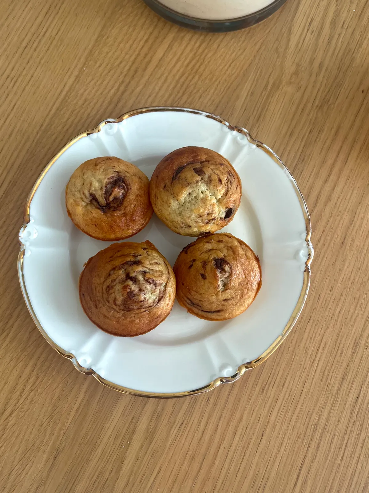 Nutella Swirl Muffins